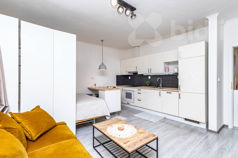 Krásný byt 1+kk, 37 m2, zahrádka 41 m2, Hostivice u Prahy