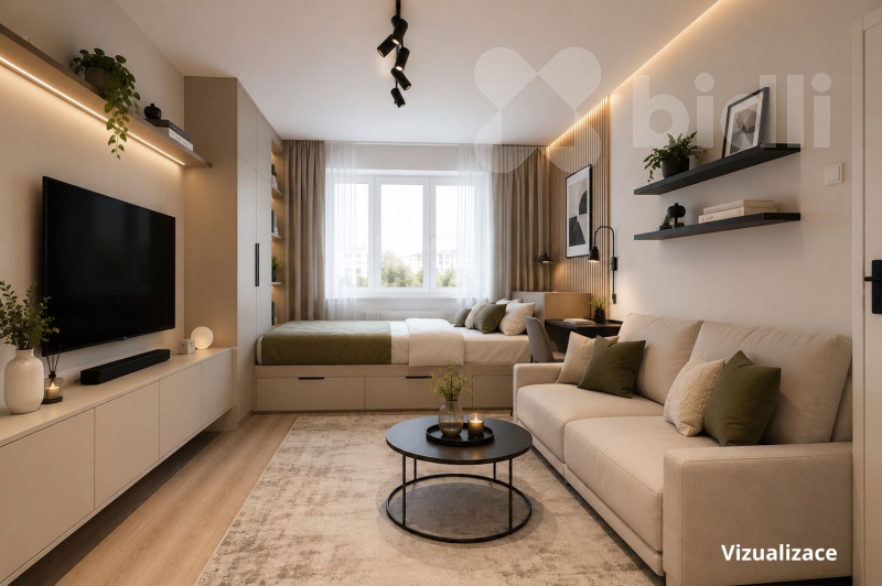 Prodej bytu 1+1, 42 m2; OV, sklep, po rekonstrukci, Praha - Vršovice