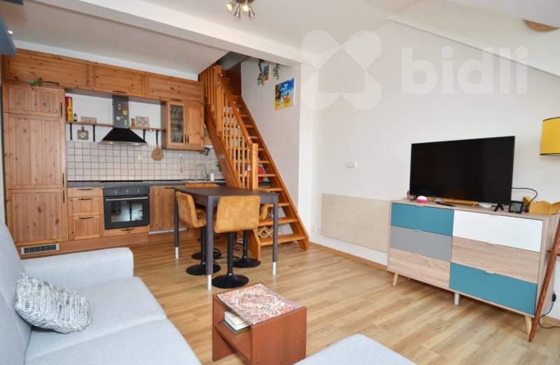 Mezonetový byt 2+kk/T, 74 m2, OV, Rudná