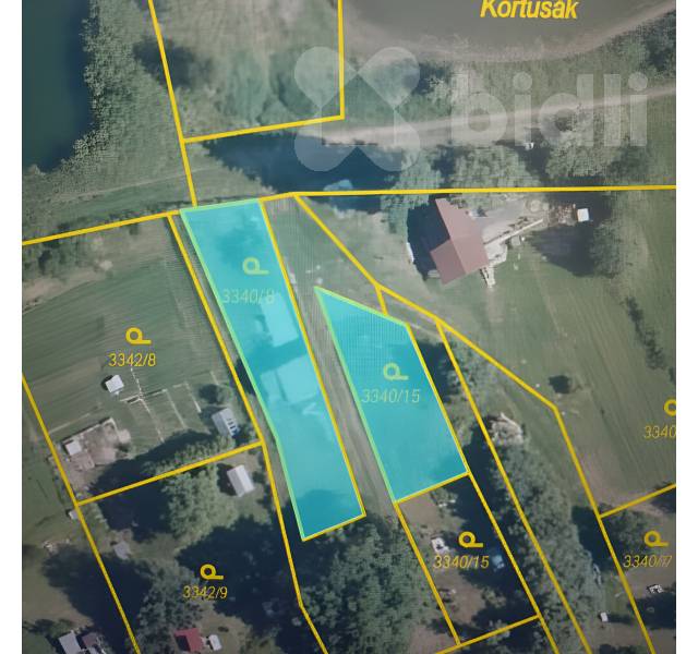 Zahrada s chatou u rybníka Kortusák - Žlutice 489 m2