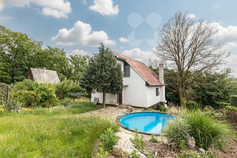 Prodej zděné chaty 3+kk/B+G, 88 m2, pozemek 457 m2, Kaliště u Ondřejova
