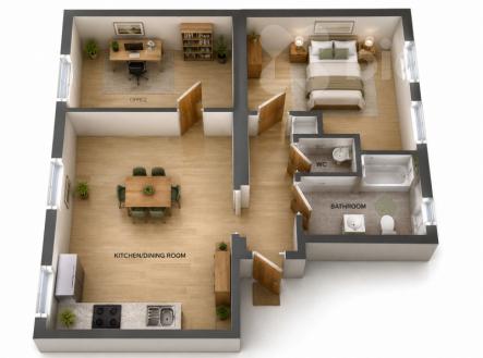 Prodej bytu, 3+kk, 75 m²