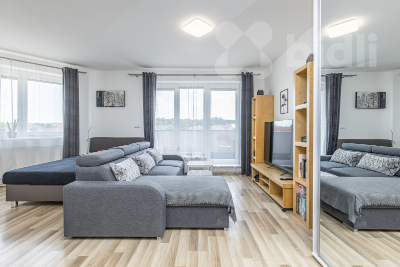 Prodej bytu 1+kk, 45 m2; s balkonem | Přezletice