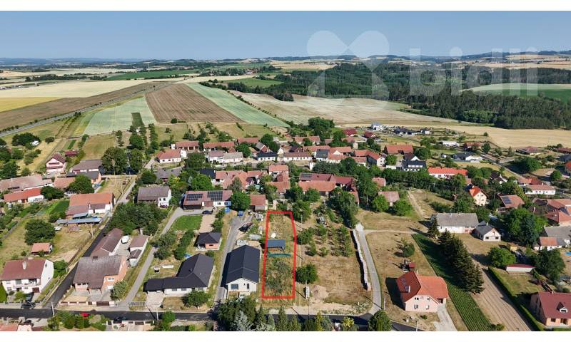 Prodej stavebního pozemku 1330m2 - Nové Sady u Velké Bíteše