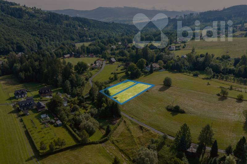 Prodej, stavební pozemek 990 m2, Dolní Lomná
