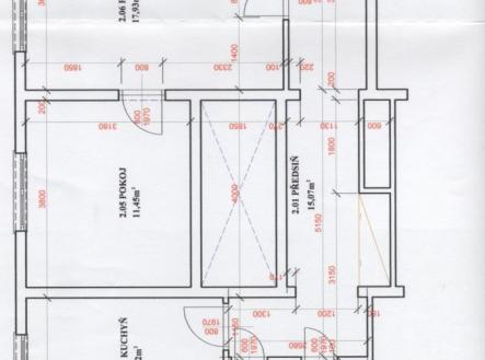 Pronájem bytu, 2+1, 57 m²