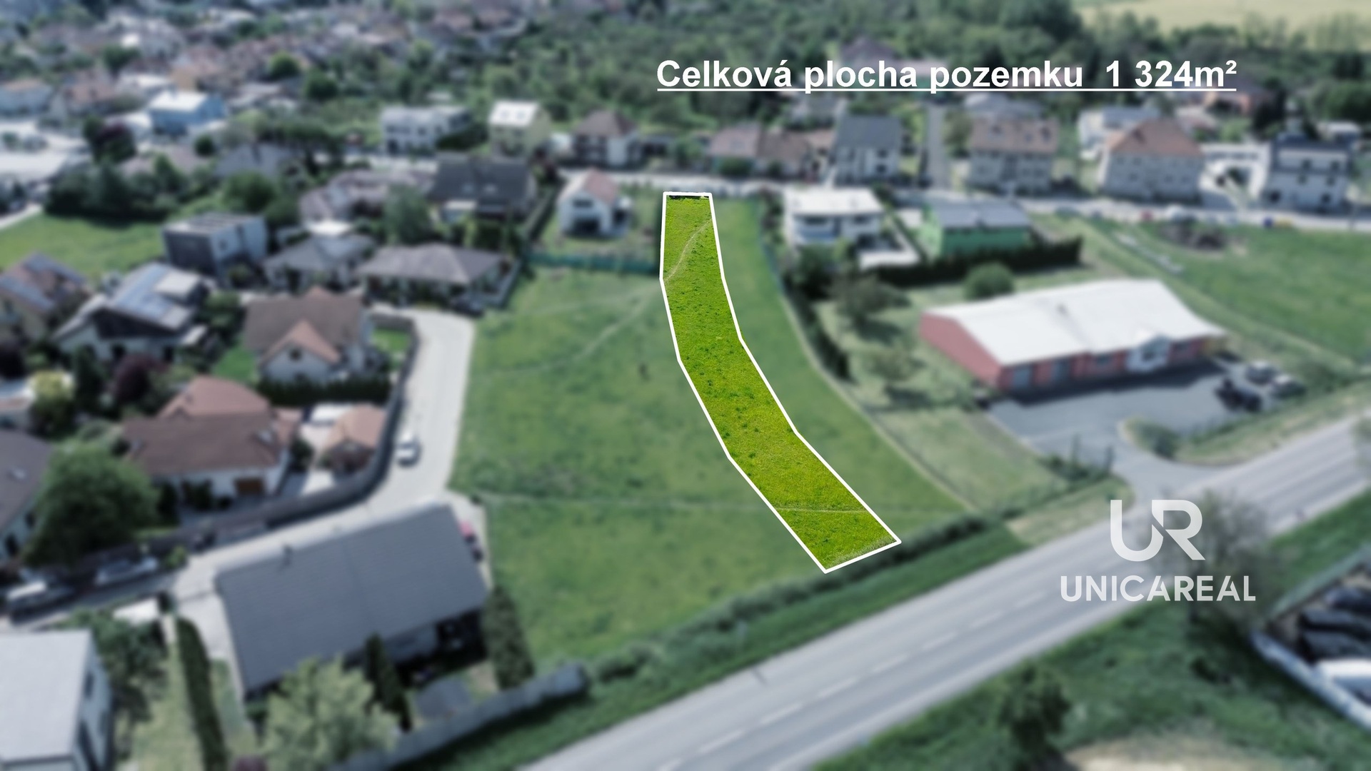 Plocha stavebního pozemku Rajhrad