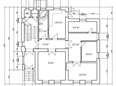 Pronájem bytu, 4+1, 104 m²