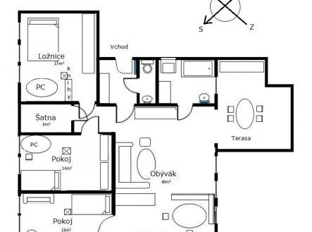 Prodej bytu, 4+kk, 102 m²