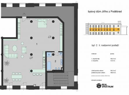 Prodej bytu, 4+kk, 169 m²