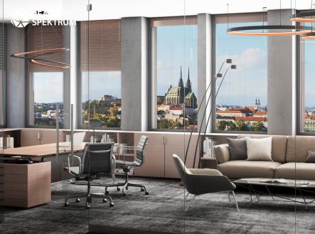 Pronájem kanceláře, 200 m²