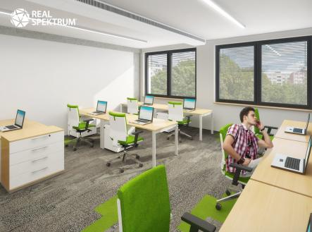 Pronájem kanceláře, 333 m²