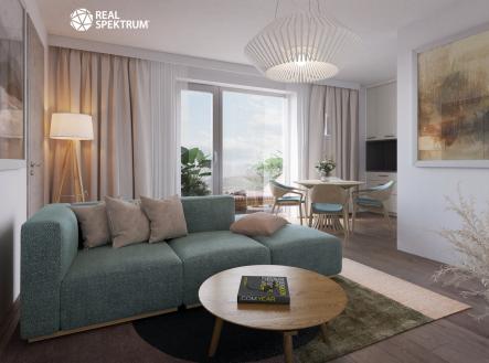 Prodej bytu, 2+kk, 52 m²