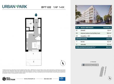 Prodej bytu, 1+kk, 30 m²
