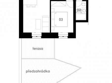 Prodej bytu, 2+kk, 74 m²