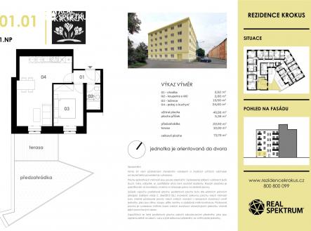 Prodej bytu, 2+kk, 74 m²