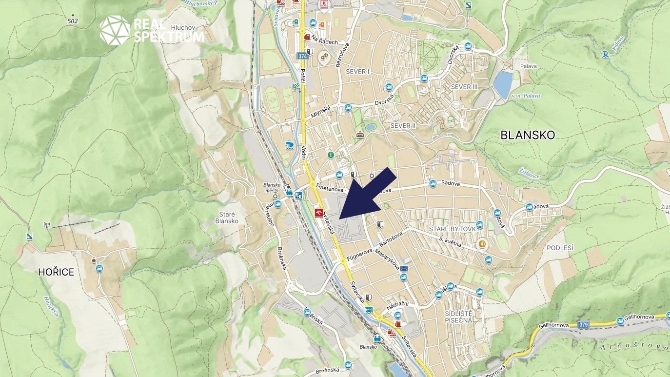 Blansko_sklad_mapa_lokalizace
