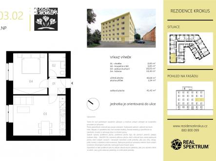 Prodej bytu, 2+kk, 40 m²