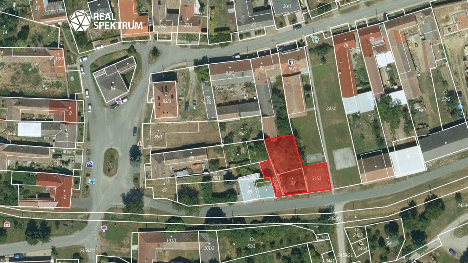 zákres našiměřice 3