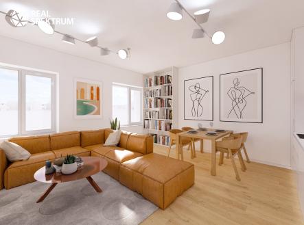 Prodej bytu, 1+kk, 48 m²