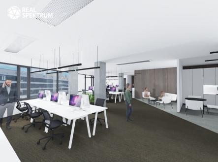 Pronájem kanceláře, 160 m²