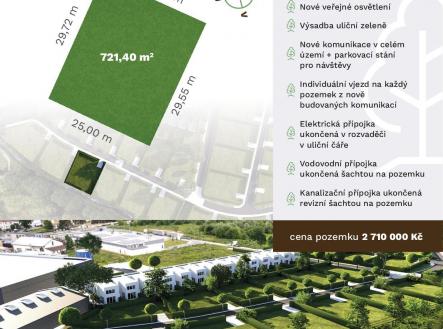 Prodej - pozemek pro bydlení, 721 m²