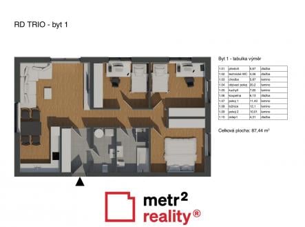 Prodej bytu, 4+kk, 83 m²