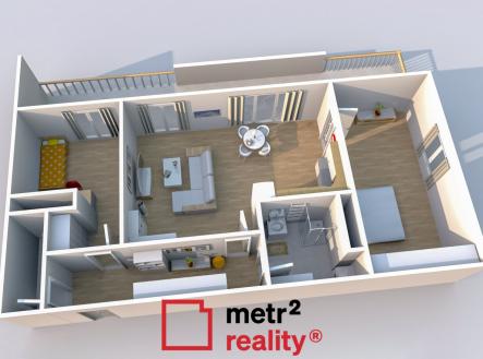 Prodej bytu, 3+kk, 107 m²