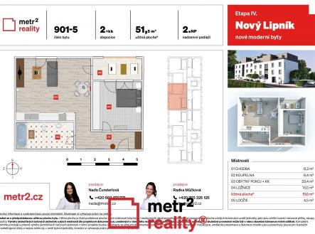 Prodej bytu, 2+kk, 52 m²