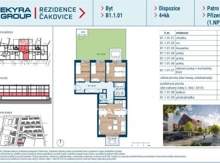 Prodej bytu, 4+kk, 78 m²