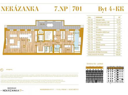 Prodej bytu, 4+kk, 191 m²