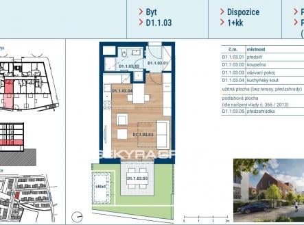 Prodej bytu, 1+kk, 32 m²