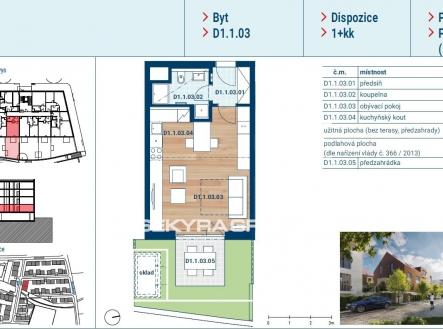 Prodej bytu, 1+kk, 32 m²