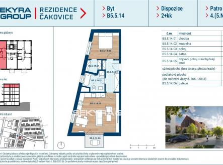 Prodej bytu, 2+kk, 59 m²