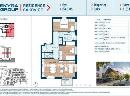 Prodej bytu, 3+kk, 79 m²