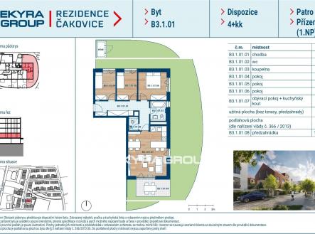 Prodej bytu, 4+kk, 84 m²