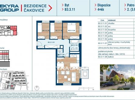 Prodej bytu, 4+kk, 83 m²