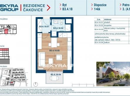 Prodej bytu, 1+kk, 35 m²