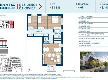 Prodej bytu, 4+kk, 83 m²