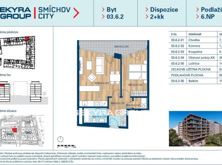 Prodej bytu, 2+kk, 55 m²