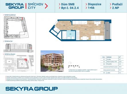 Prodej bytu, 1+kk, 30 m²