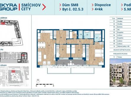 Prodej bytu, 4+kk, 104 m²