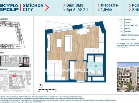Prodej bytu, 1+kk, 37 m²