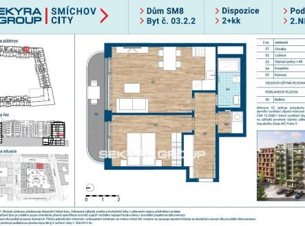 Prodej bytu, 2+kk, 55 m²