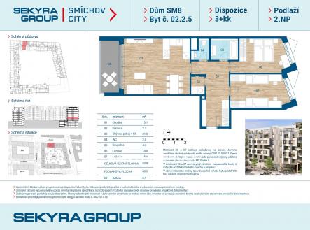 Prodej bytu, 3+kk, 84 m²
