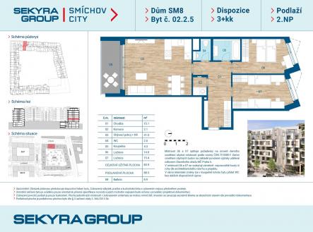 Prodej bytu, 3+kk, 84 m²