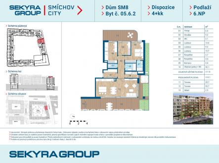 Prodej bytu, 4+kk, 111 m²