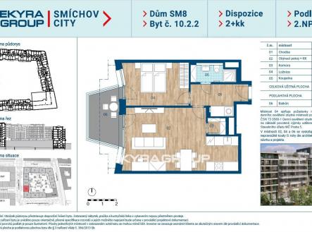 Prodej bytu, 2+kk, 57 m²