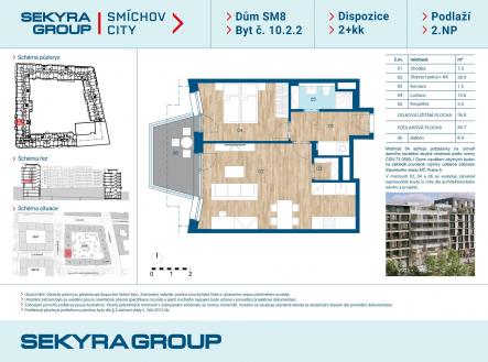 Prodej bytu, 2+kk, 57 m²