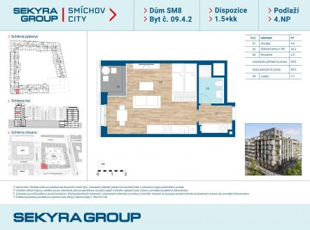 Prodej bytu, 1+kk, 38 m²